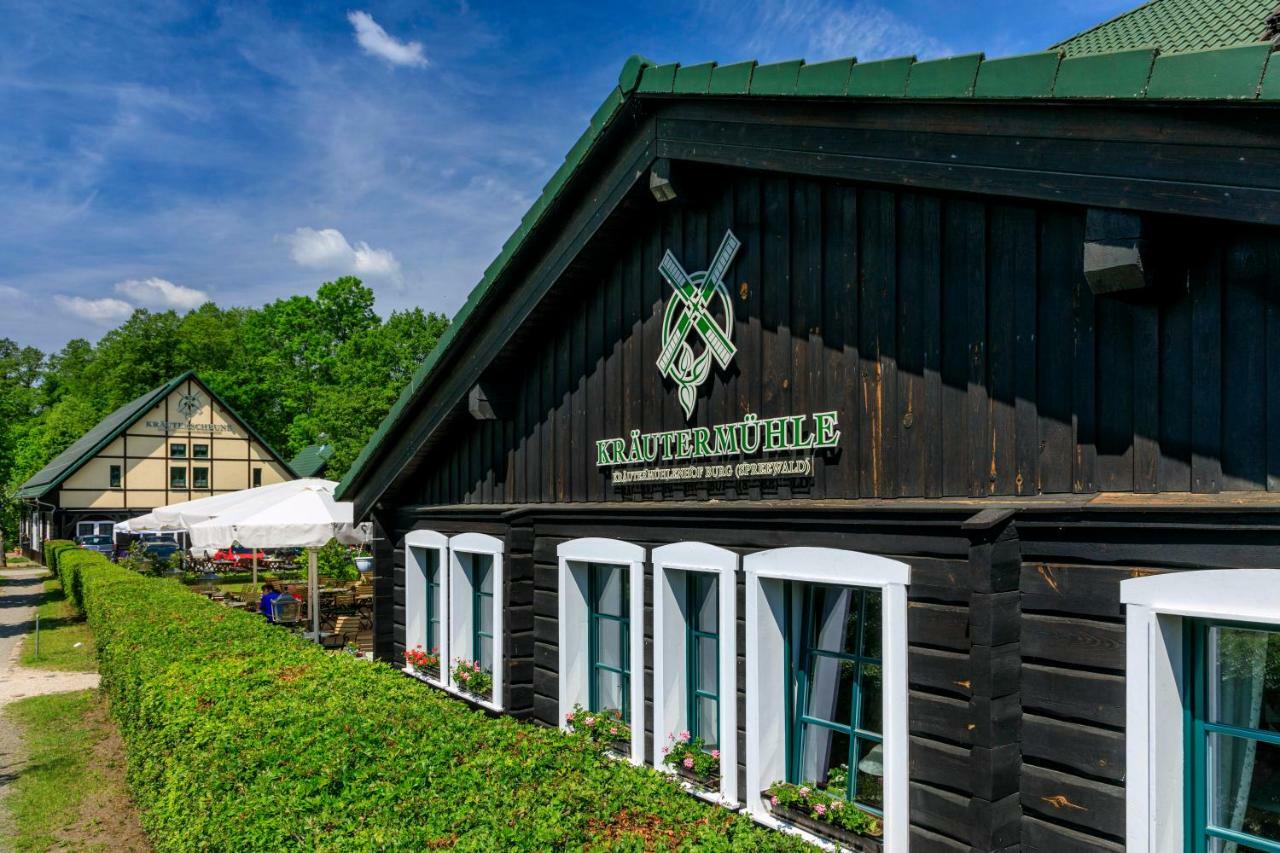 Pension Kraeutermuehlenhof Burg 부르크 외부 사진